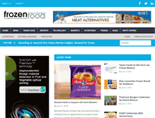 Tablet Screenshot of frozenfoodeurope.com